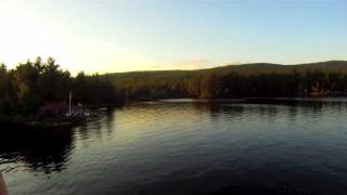 preview picture of video '4th of July pre-fireworks on Pleasant Lake'