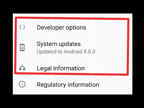 How to on developer option in moto E5 Plus