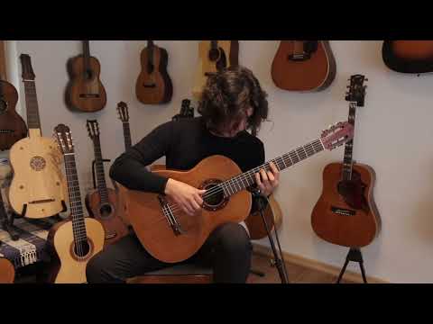 Antonio Lopez Martin 1939 handmade classical guitar - high end historical classical guitar - check video! image 13