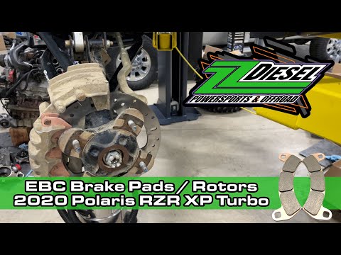 Installing EBC Brake Pads / Rotors. 2020 Polaris RZR XP Turbo
