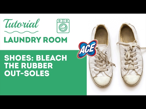 How to clean rubber soles