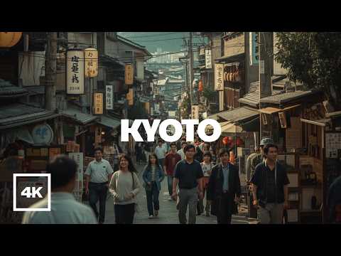 Kyoto 🇯🇵 | Walking Tour in 4K | Traditional Streets & Temples of Japan