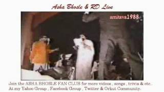 Asha Bhosle & RD Burman Live Video