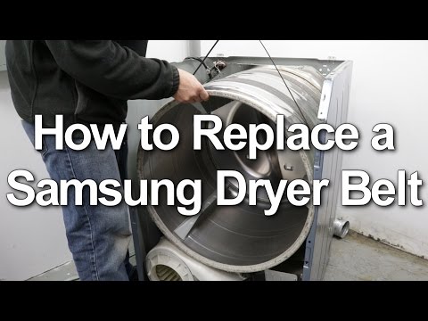 Samsung Dryer Belt Replacement - Not Spinning or Starting