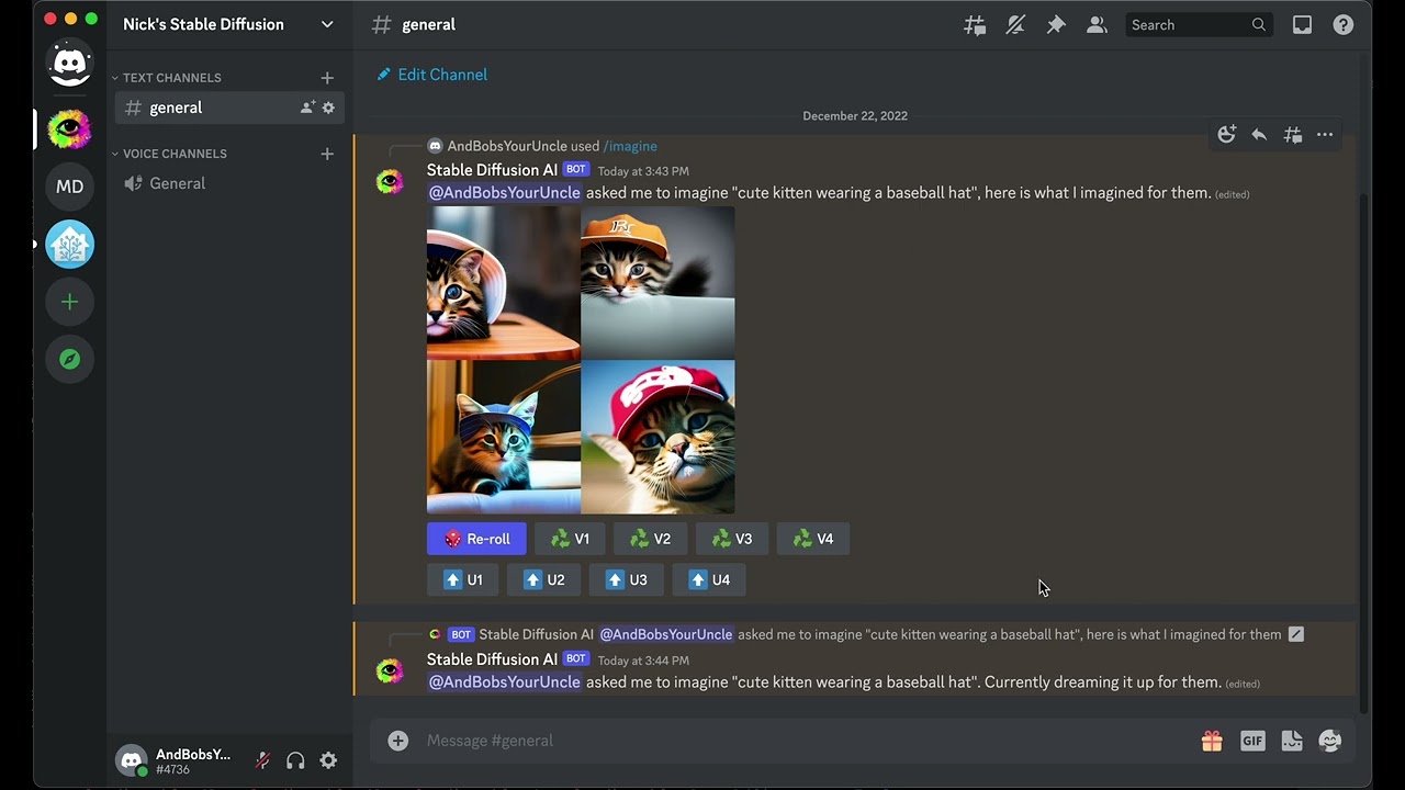 My Stable Diffusion Discord Bot