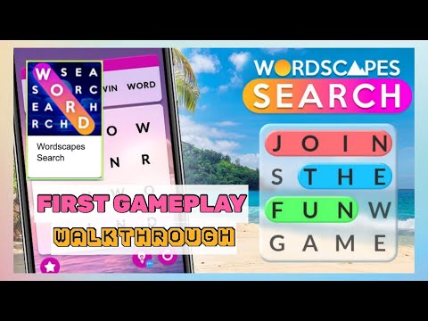 【Wordscapes Search】First Walkthrough and Gameplay #1 - YouTube