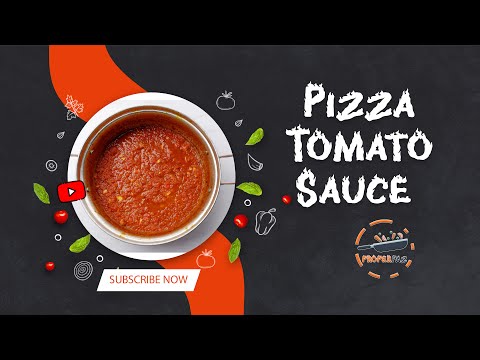 How to make tomato pizza sauce in 5 minutes - سس گوجه پیتزای خانگی در 5 دقیقه