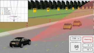 PreScan for virtual ADAC AEBS testing