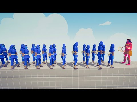 Wonder Women vs Peasants - Totally Accurate Battle Simulator TABS