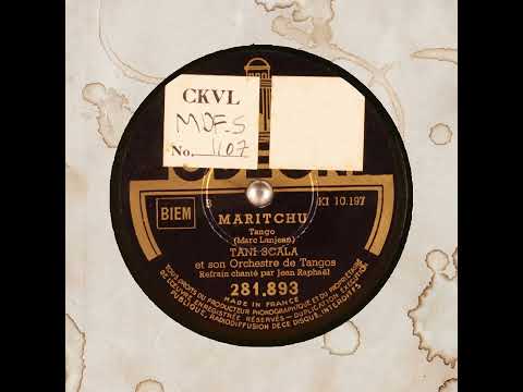 MARITCHU   TANI SCALA et son Orchestre de Tangos