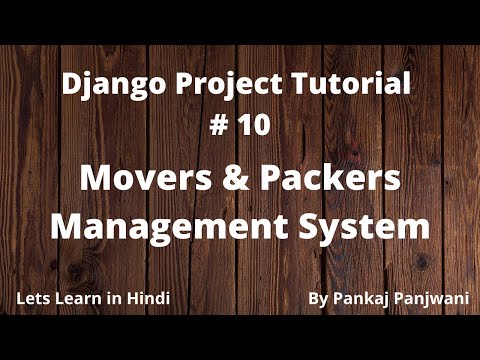 10 Django Project Tutorial || Movers And Packers || Hindi