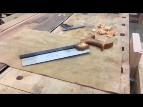 Bad Axe Dovetail Saw vs 1" Cherry