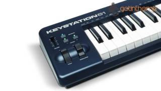 Video thumbnail for M-Audio Keystation 61 MKII USB & MIDI Keyboard Controller by GetintheMix