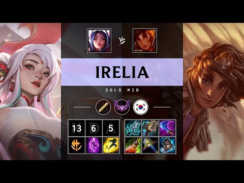 Irelia Mid vs Taliyah: Unstoppable - KR Master Patch 14.24