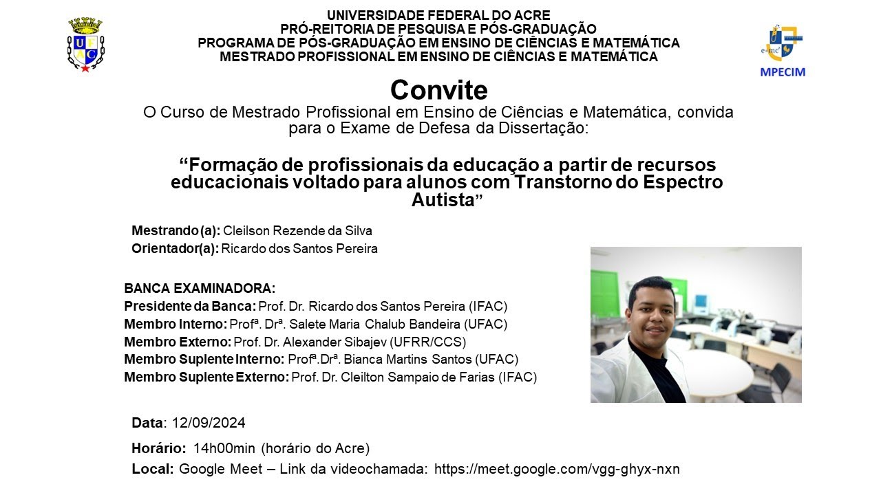 DEFESA DE MESTRADO   CLEILSON REZENDE