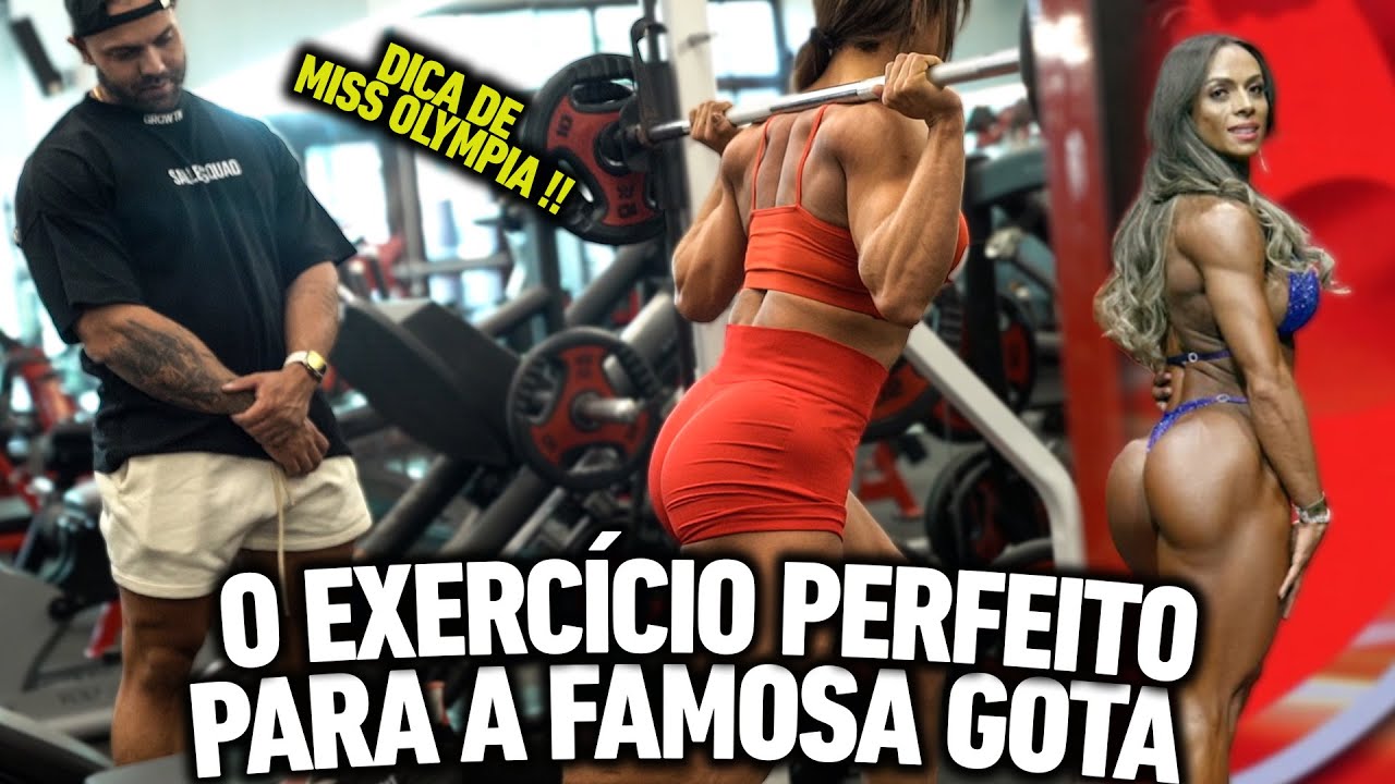 O MELHOR EXERCÍCIO PARA A FAMOSA GOTA DOS GLÚTEOS !!!