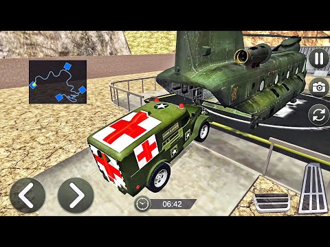 US Army Rescue - Transport Ambulance Driving Simulator - Best Android GamePlay #3