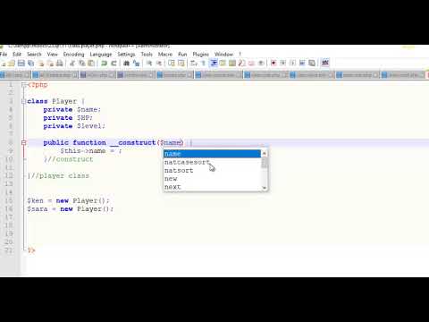 Create Objects In Php 36 Create A Constructor