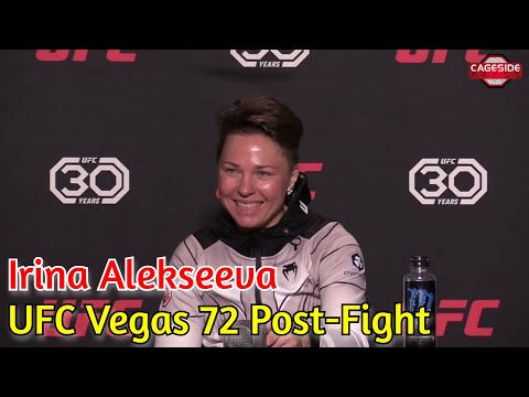 UFC Vegas 72: Irina Alekseeva becomes the 4th in women's MMA history to finish a fight via kneebar