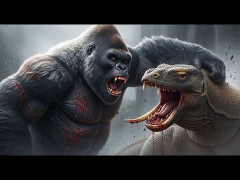 King Kong vs Giant Komodo: Epic Battle for Supremacy!