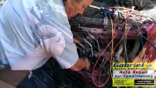 Finding The Air Conditioning Leak On The Condenser, And Replace It. Chevy Equinox.