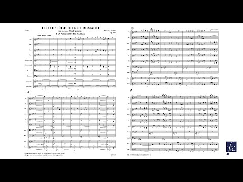 Le Cortège de Roi Renaud Op. 19b - Franco Cesarini - for Double Wind Quintet