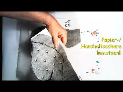 ZWW@home Bastelpaket 1 Anleitungsvideo Weihnachtswichtel (mit LED)