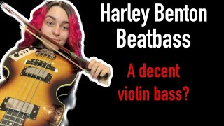 Video thumbnail for A Good Violin Bass? - Harley Benton Beatbass Vintage Series by Cici Von Strangelove