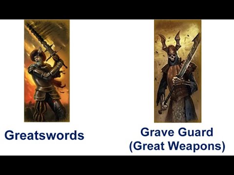 Total War: WARHAMMER 1vs1: Greatswords vs Grave Guard (Great Weapons)