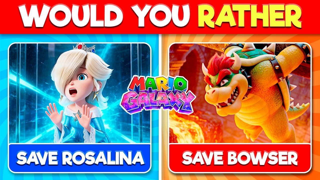Would You Rather...? Super Mario Galaxy Movie Edition 🚀 !!