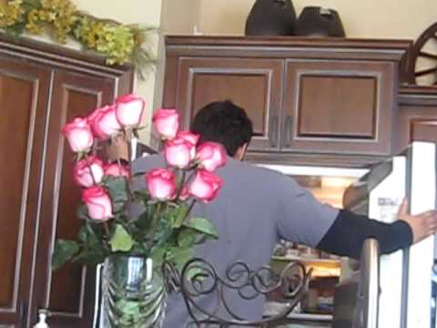 Keyan throwing a tantrum over peanut butter and icecream