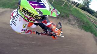 preview picture of video 'Karro Matiss at MXoN 2014 track in Kegums, Latvia'