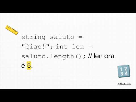 Le Stringhe in C++