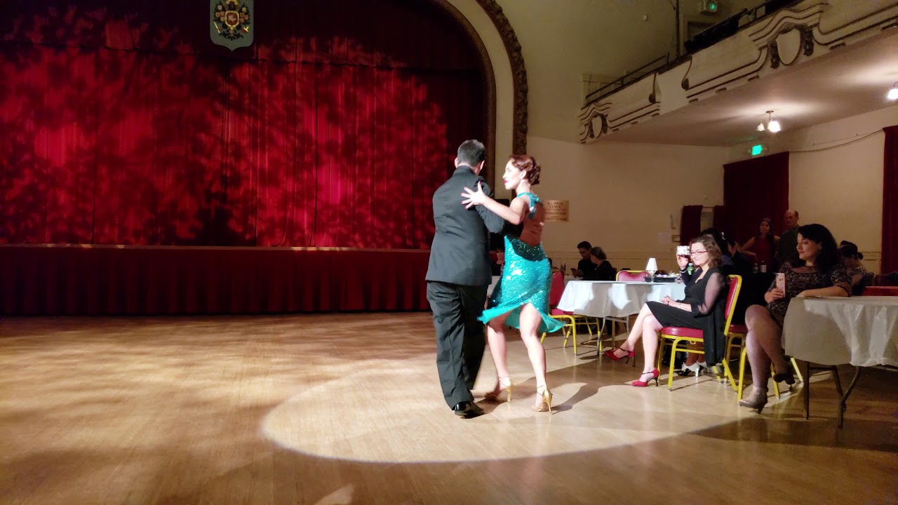 Maxi Copello y Raquel Makow tango at the Russian Center SF. 2