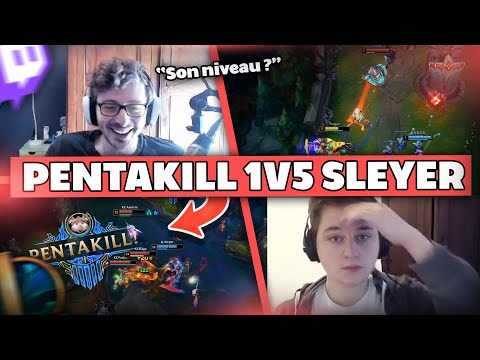 PENTAKILL 1V5 DE SLEYER, TRAYTON KARMA - Best of LoL #414 Réactions