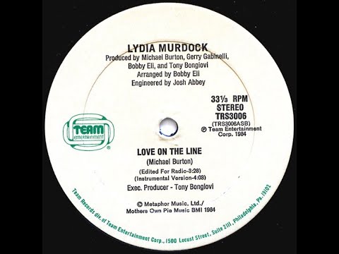 Lydia Murdock - Love On The Line [1984] 12inch