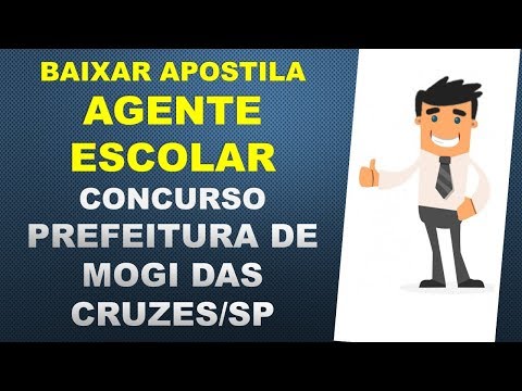 BAIXAR Apostila AGENTE ESCOLAR - Concurso Prefeitura de Mogi das Cruzes