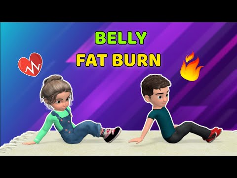 BELLY FAT BURNING WORKOUT FOR KIDS: CARDIO + CORE EXERCISE