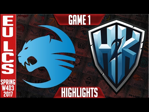 ROCCAT vs H2k Game 1 - EU LCS W4D3 Spring 2017 - ROC vs H2k G1