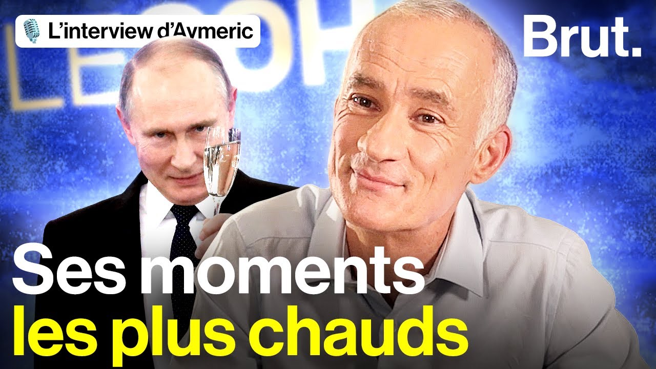 Poutine, les coulisses du 20h de TF1, sa vie pas comme les autres… Gilles Bouleau se confie