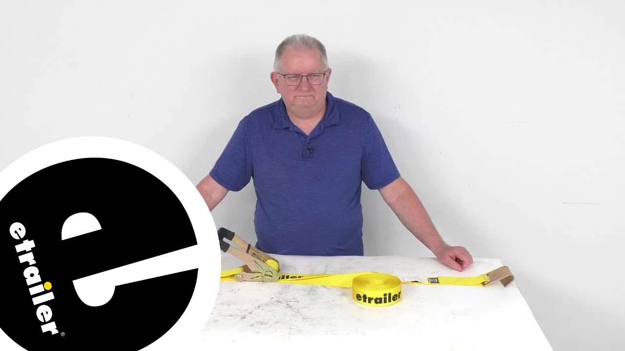 Feature Review etrailer Ratchet Strap w/ Flat Hooks