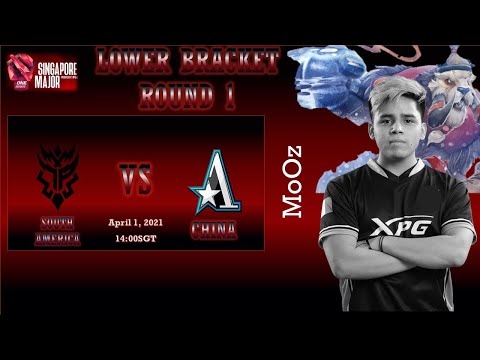 THUNDER PREDATOR vs ASTER   PERU vs CHINA PLAYOFFS   ONE Esports SINGAPORE MAJOR DOTA 2