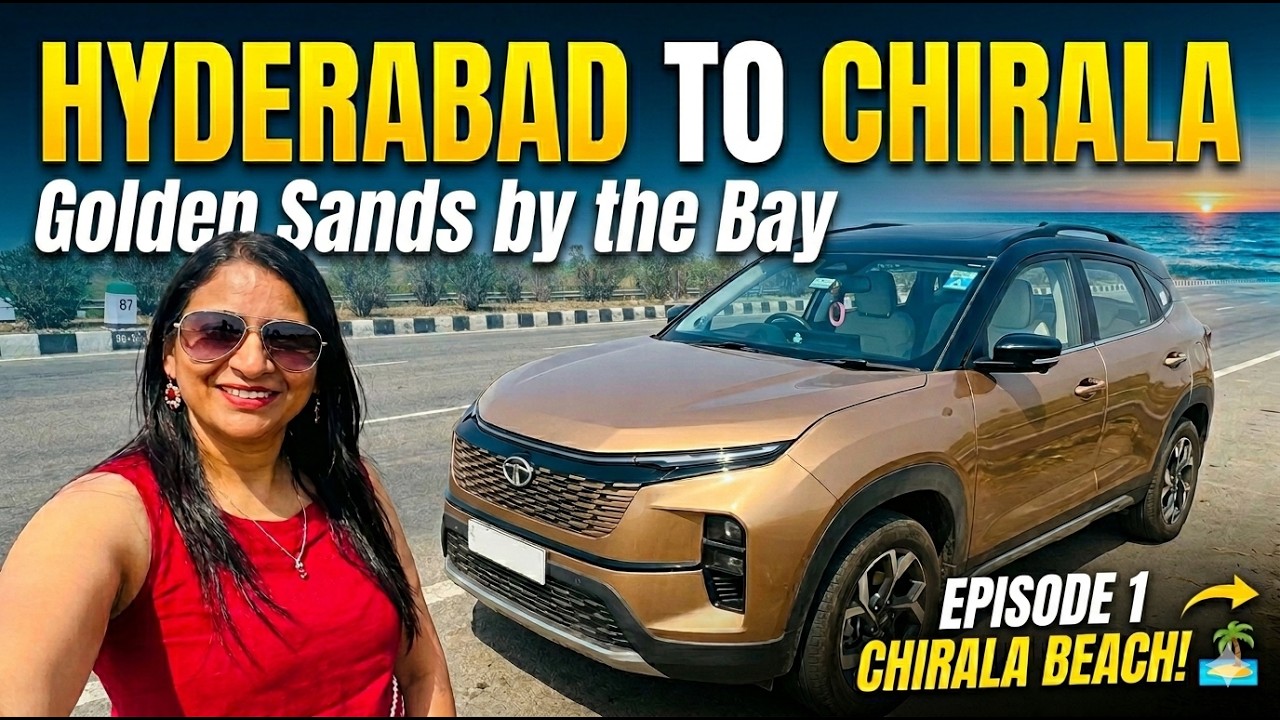 Hyderabad to Chirala Road Trip 2026 | Best Route & Food Stops | Tata Safari Highway Experience| EP1