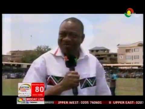 Update on NDC manifesto launch from Sunyani - 17/9/2016