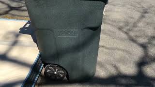 Toter 64 Gal  Trash Can Greenstone with Wheels and Lid Review