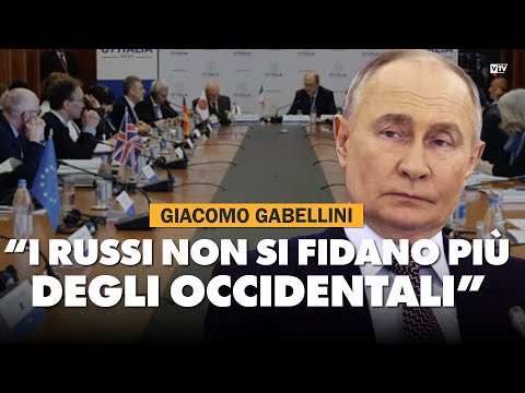 Giacomo Gabellini "Putin aprirà una trattativa solo dopo la cacciata di Zelensky"