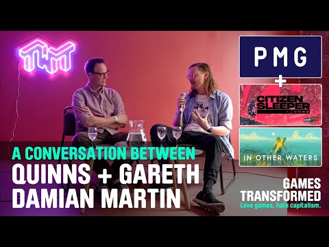 Quinns of @PeopleMakeGames talks to Citizen Sleeper Dev Gareth Damian Martin at Games Transformed