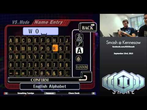 KSU 9/23/15 - Smashing Turnips (Fox, Sheik) v Chaos Dunk (Falco, Samus) - SSBM