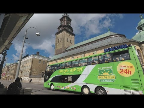 Hop On Hop Off by bus - Gothenburg 2017 - complete tour