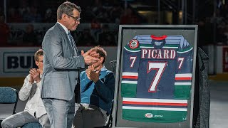 [GR] Michel Picard jersey retirement